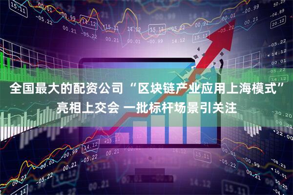 全国最大的配资公司 “区块链产业应用上海模式”亮相上交会 一批标杆场景引关注