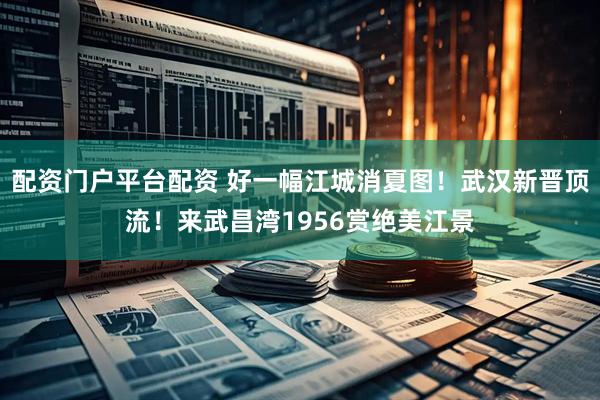 配资门户平台配资 好一幅江城消夏图！武汉新晋顶流！来武昌湾1956赏绝美江景